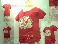 stelan branded anak perempuan disney