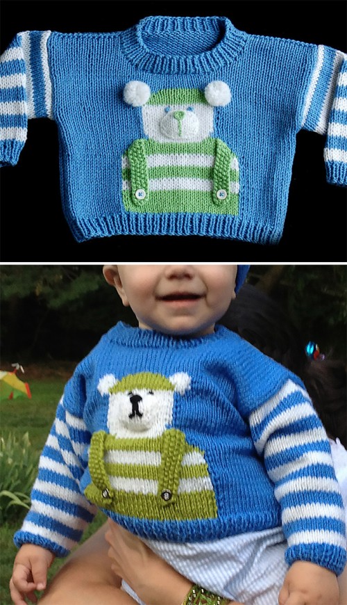  Children's Bear Sweater - Free Pattern 