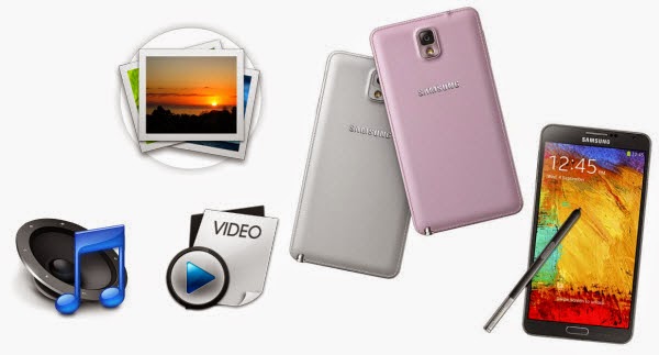 Transfer Videos, Photos, Music to Galaxy Note 3, Note 4 