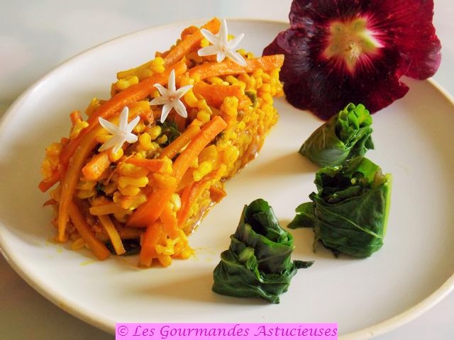 Riz aux carottes épicés (Vegan)