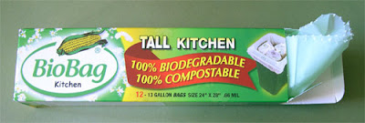 BioBag biodegradable kitchen garbage bags