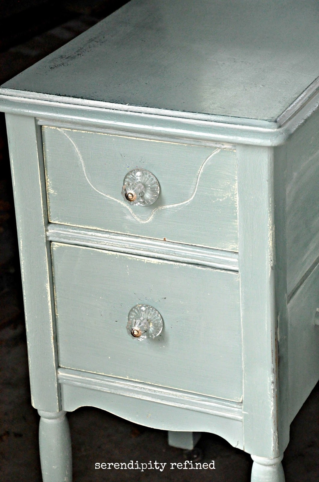 Serendipity Refined: Help with YOUR DIY #4: Chalk Painted Vanity ...