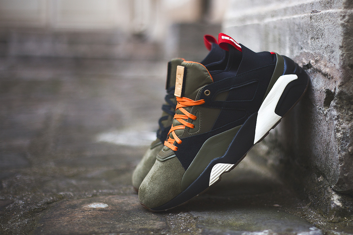 Sneakerness x PUMA Blaze of Glory Sock Paris Patriot Green Black