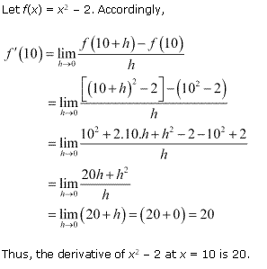 Solutions Class 11 Maths Chapter-13 (Limits and Derivatives)