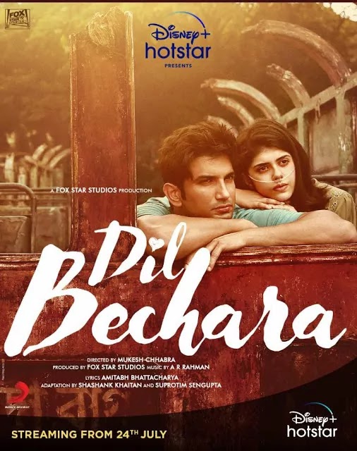 Dil Bechara Movie Poster
