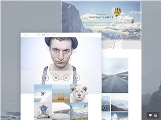 Freelance Photographer PSD Theme