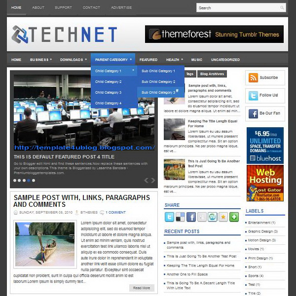 TechNet Blogger Template
