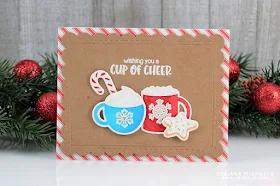Sunny Studio Stamps: Mug Hugs Cup of Cheer Christmas Card by Juliana Michaels.