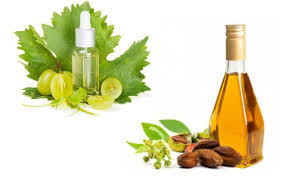 Using Jojoba oil and grapeseed essential oil