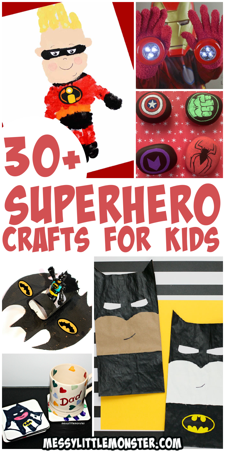 Superhero craft ideas for kids. Superhero craft preschool.