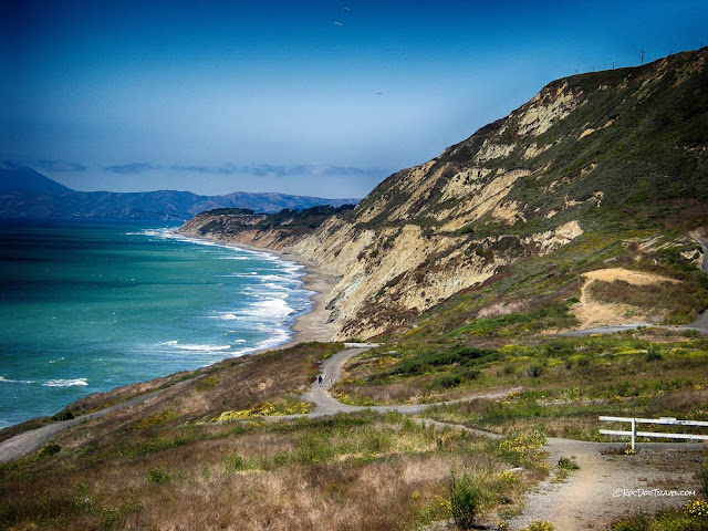 California landslide flood geology travel trip Eel River San Francisco coast Palos Verdes San Andreas copyright RocDocTravel.com