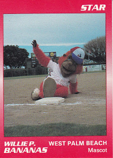 Willie P. Bananas 1990 West Palm Beach card