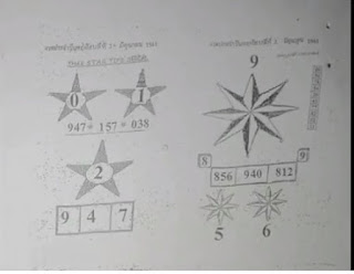 Thailand Lottery 2nd Paper For 01-10-2018