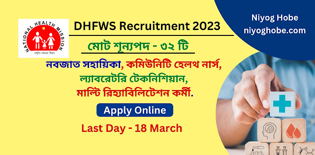 wb health recruitment, niyog hobe, wb govt jobs, jobs in west bengal,