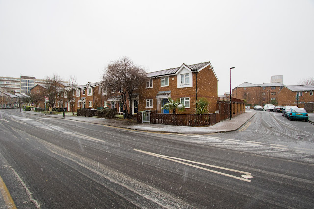 Nevicata a Londra