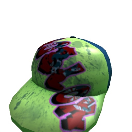 Roblox News Hat Review Graffiti Cap - blue baseball cap roblox