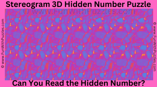 2. Stereogram Puzzle Challenge: Can You Read the Hidden Number?