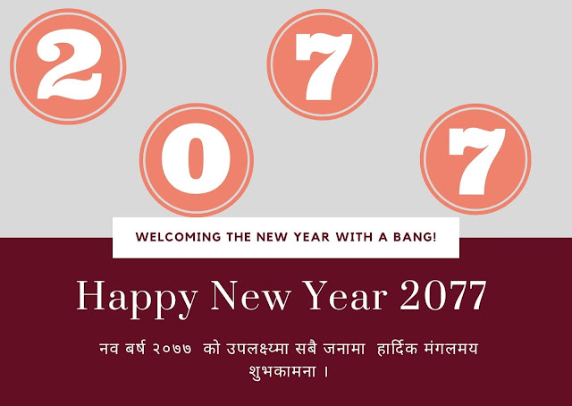 Happy New Year 2077 Greetings