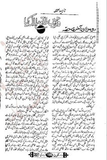 Wo nahin mila to malal kya by Nadia Ahmed Last Part 2