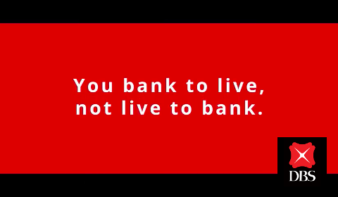You bank to live, not live to bank.