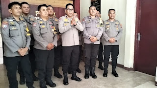 Kapolsek Bungoro Polres Pangkep Terima Kunjungan Mendadak Baharkam Mabes Polri