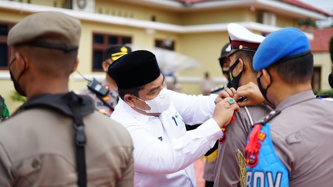 Bupati Suhatri Bur Pimpin Apel Gelar Pasukan Operasi Ketupat Singgalang 2021