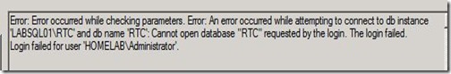 Lync Stress - Server - Database
