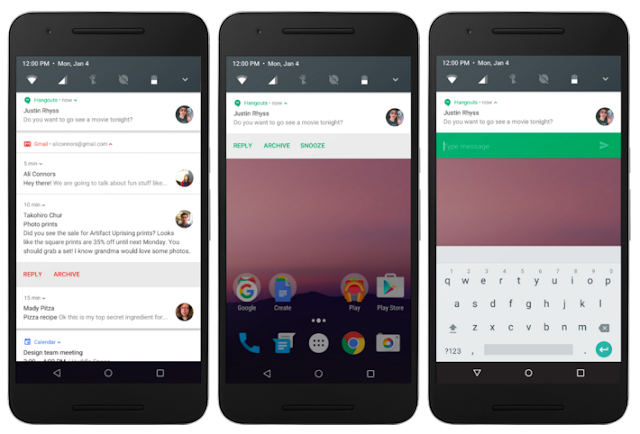 Notifications on Android N