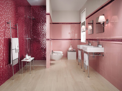 Cuarto de baño rosa