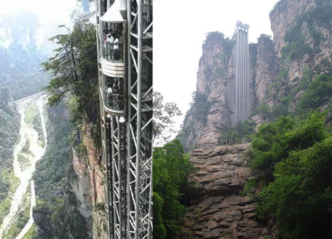 bailong elevator, china, Zhangjiajie, world tallest, glass, elevator, exterior elevator, biggest, largest, crazy, scary, awesome engineering in china, awesome engineering, engineer, non famous engineering