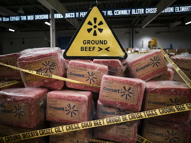 Over 16,000 Pounds of Walmart Ground Beef