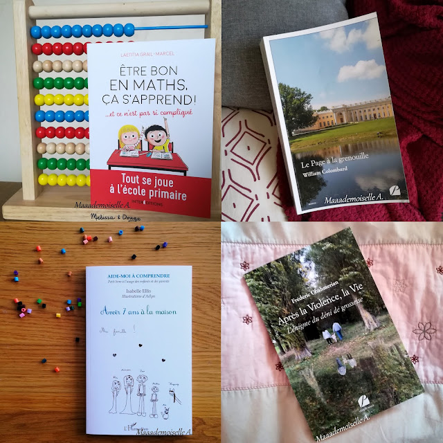 || Mes dernières lectures # 11 - Etre bon en maths, ça s'apprend, Le page à la grenouille, Avoir 7 ans à la maison, Après la Violence, la Vie