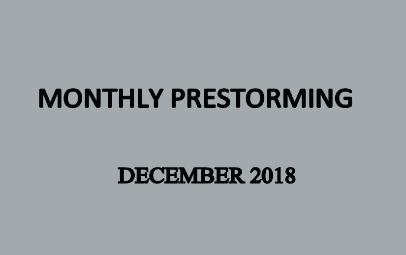 UPSC Monthly Prestorming - December 2018 for UPSC Pre 2019