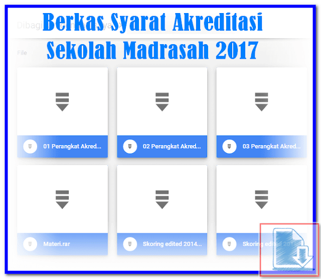Berkas Syarat Akreditasi Sekolah Madrasah 2017