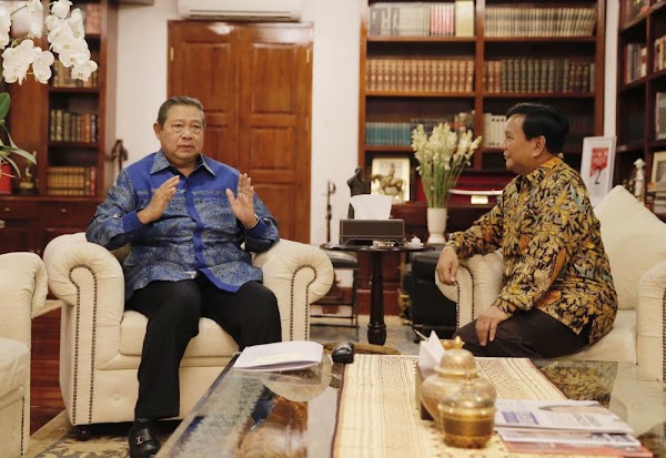 Saran SBY Ke Prabowo, Visi Misi Tak Perlu Panjang Lebar