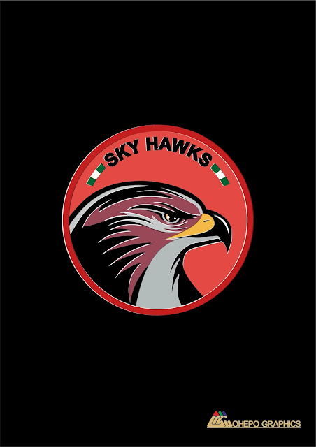 The Nigerian AirForce Sky Hawks Patch (Retouched By OhepoGraphics) Emboss 1