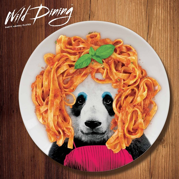 talerz wild dinning panda