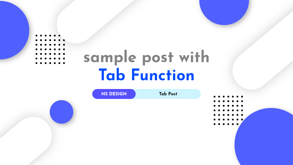 Tab Post - Add Tabs Function on Article