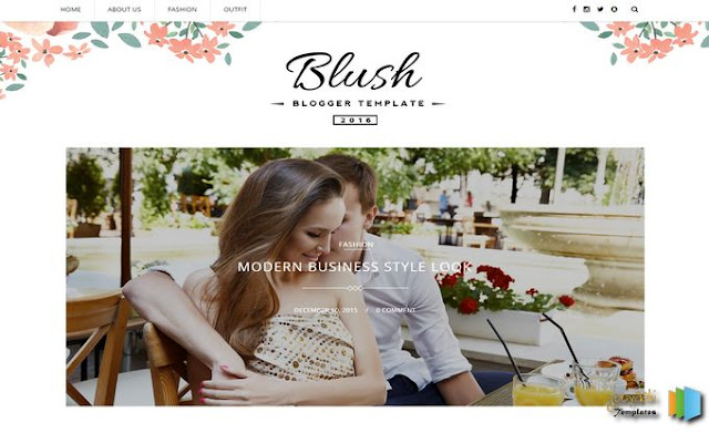 Blush Multipurpose Blogger Template