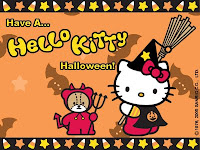 Hello Kitty Halloween Greeting Cards