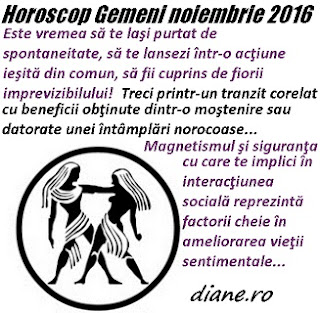 Gemeni noiembrie 2016