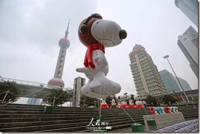 Snoopy at Pearl Square , IFC Mall, LuJiaZui, Shanghai 史努比。上海 17