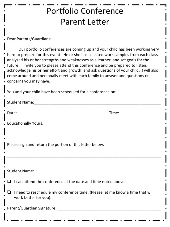 sample pages from my packet. It includes a parent letter, behavior ...