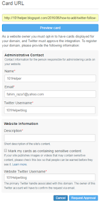 how to request twitter for player card approval 101helper