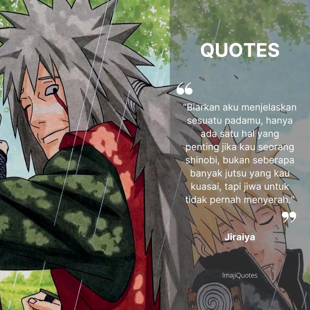 Kata Mutiara Jiraiya (Naruto)