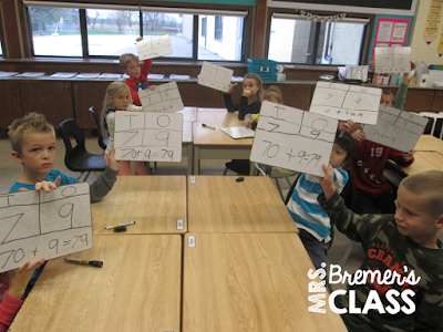 Math place value activities and games for First and Second Grade #placevalue #math #1stgrademath #2ndgrademath #mathgames
