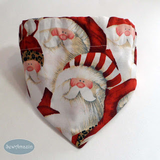  Santa Claus Christmas Dog Bandana