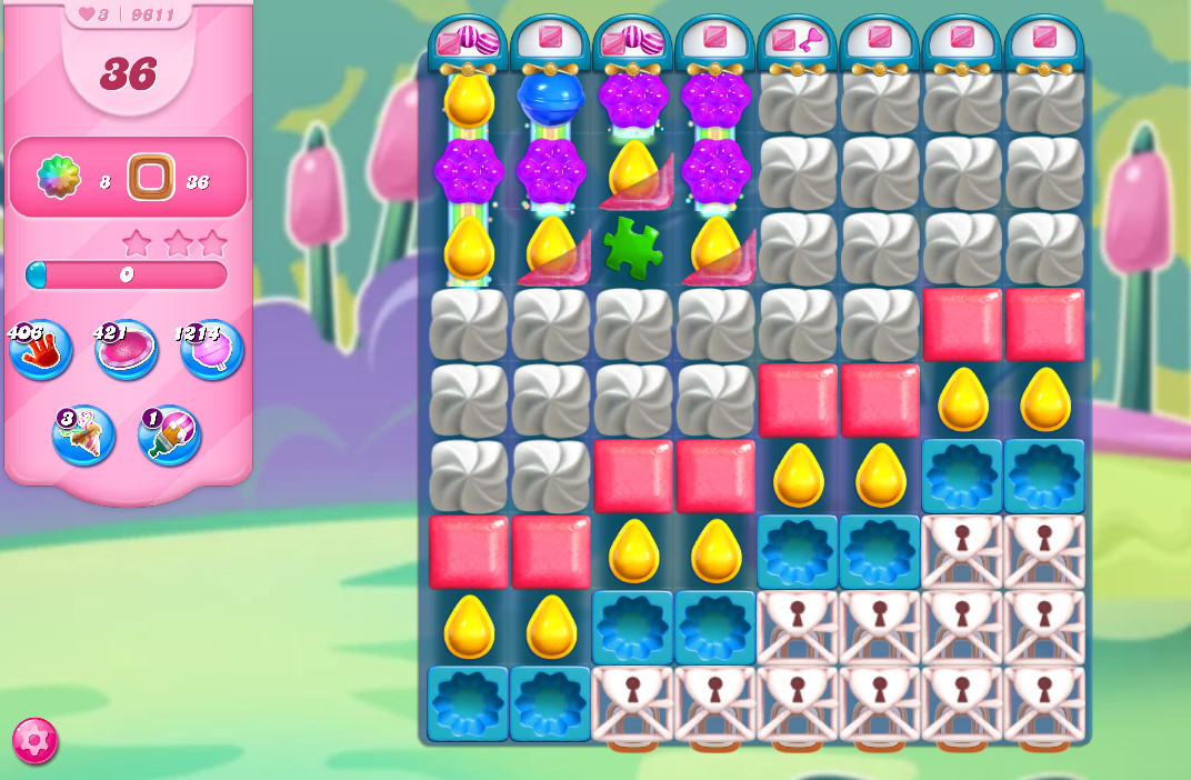 Candy Crush Saga level 9611