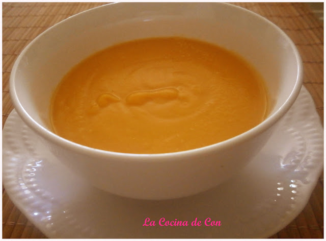 crema garbanzos y zanahorias