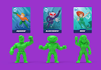 2023 Wendy's : DC Universe Mini Figures -  6 (Aquaman, Black Manta, Mera)